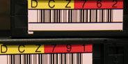 [Barcodes on DLT tapes]